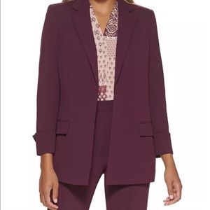 Bold Purple Calvin Klein Power Suit